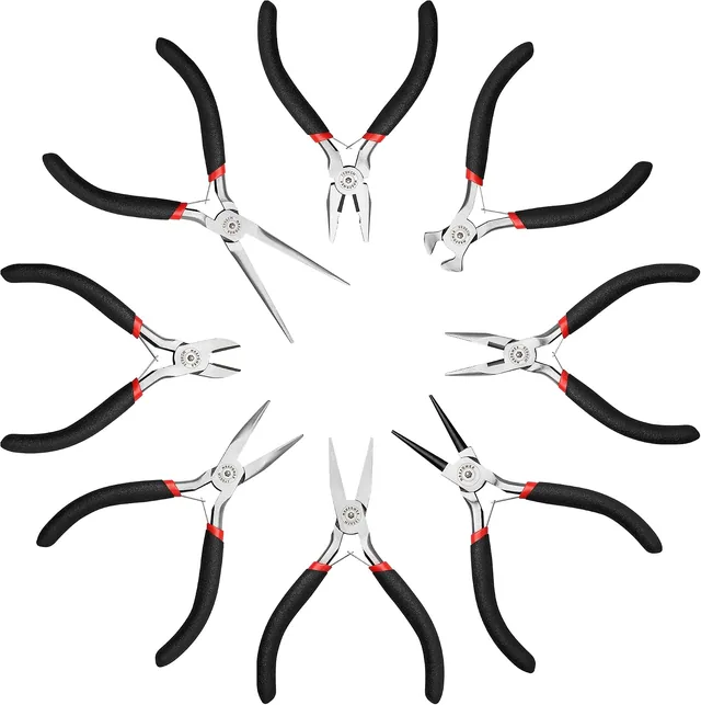 8-Piece Mini Pliers Set