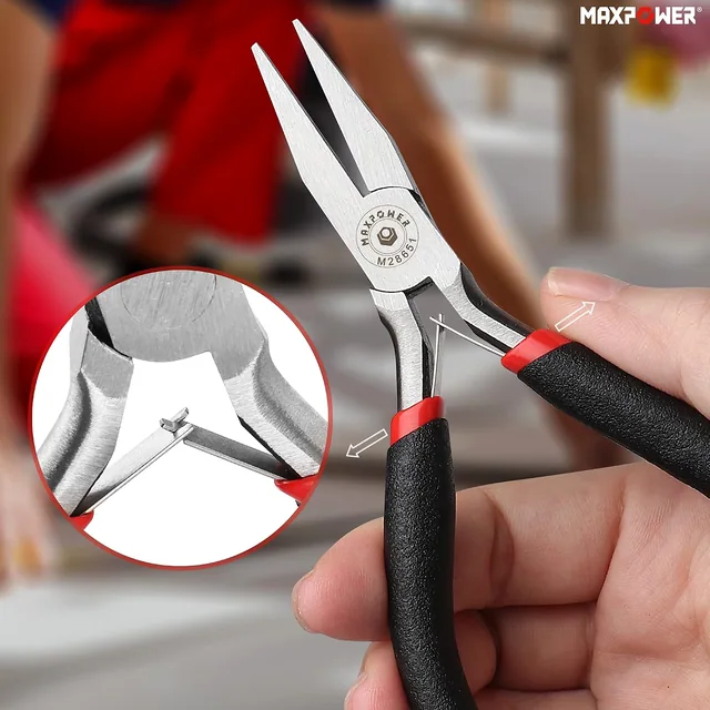 8-Piece Mini Pliers Set: Control close to the work